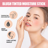 Blush Stick, Brightening Primer Solid Contouring Natural Nude Makeup Waterproof Lightweight Multi-Functional Blush Stick - V.I.P Digital Presence