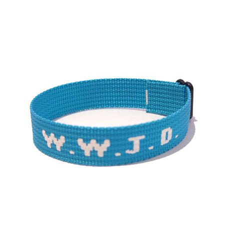 Alphabet Jacquard Printed Wrist Strap Bracelet Strap Unisex WWJD Bracelet Adjustable Bracelet - V.I.P Digital Presence