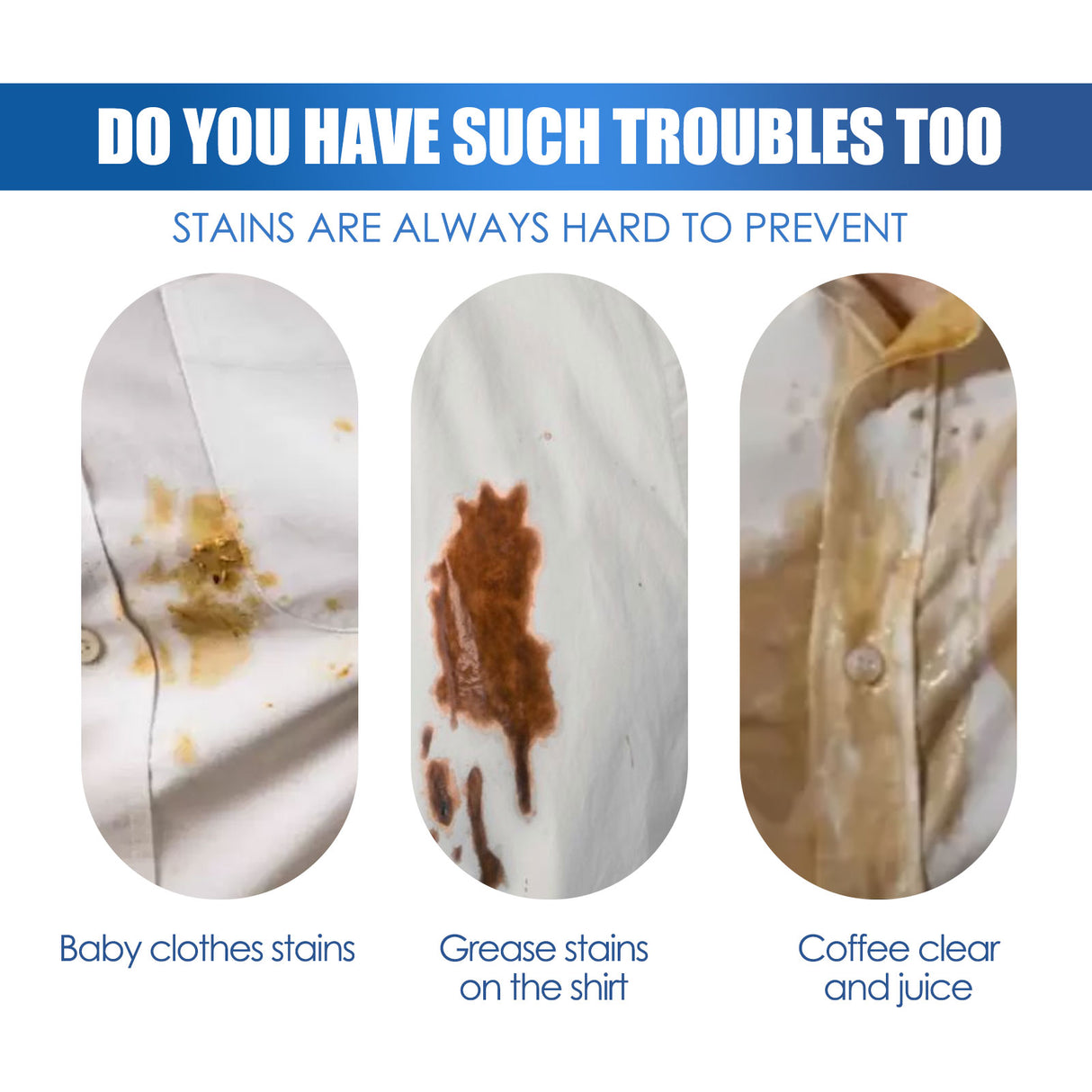 Clothes Stain Remover, Removes Stubborn Stains, Oil And Sweat Stains Laundry Cleaner - V.I.P Digital Presence
