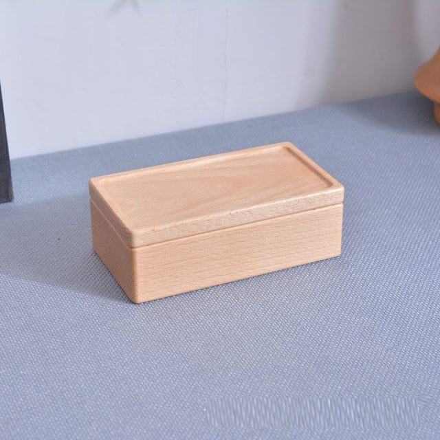 Simple multi grid solid wood jewelry box earrings necklaces rings jewelry storage box wooden jewelry box - V.I.P Digital Presence