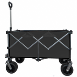 Collapsible Folding Wagon Push Pull Foldable Beach Wagon Cart - V.I.P Digital Presence
