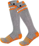 Warm socks for winter, electrically heated socks with USB charging, long tube electric heating socks for skiing, and heated socks for skiing - V.I.P Digital Presence