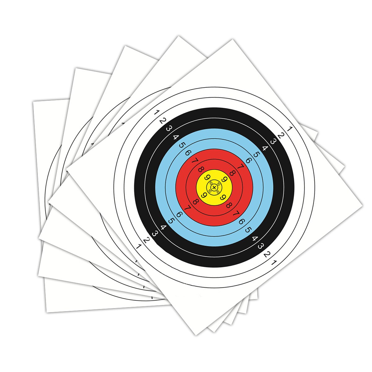 New 30pcs 40*40 cm Archery Shooting Target Paper Bow Hunting Archery Kit Standard Full Ring Single Spot Shooting Training Paper - V.I.P Digital Presence