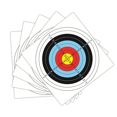 New 30pcs 40*40 cm Archery Shooting Target Paper Bow Hunting Archery Kit Standard Full Ring Single Spot Shooting Training Paper - V.I.P Digital Presence