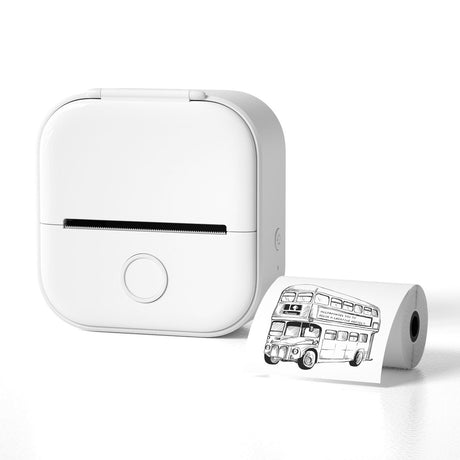Phomemo Portable Mini Thermal Printer T02 Mini Pocket Label Printer DIY Self-adhesive Sticker Label Machine Various Label Paper - V.I.P Digital Presence