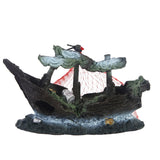 Ship fish tank resin water grass landscape decoration - V.I.P Digital Presence