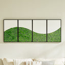 WaveMoss Metal Wall Art4pcs Set