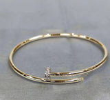 Precision Thick Plating Head and Tail Diamond Fashion Three-Circle Full Diamond Couple Bracelet - V.I.P Digital Presence