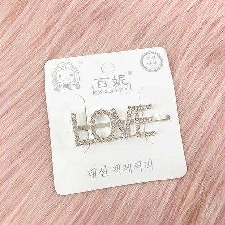 1PC Bling Letter Hairpins Headwear for Women Girls Hair Clips Pins Barrette Tools Hair Accessories - V.I.P Digital Presence