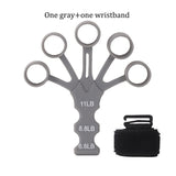 Silicone 5-finger finger trainer, wrist tension device, shooting corrector, basketball shooting training assistance grip strengt - V.I.P Digital Presence