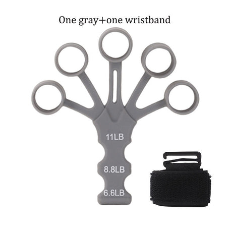 Silicone 5-finger finger trainer, wrist tension device, shooting corrector, basketball shooting training assistance grip strengt - V.I.P Digital Presence
