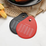 Silicone integrated scraper with baking comparison table handheld cake scraper baking tool - V.I.P Digital Presence