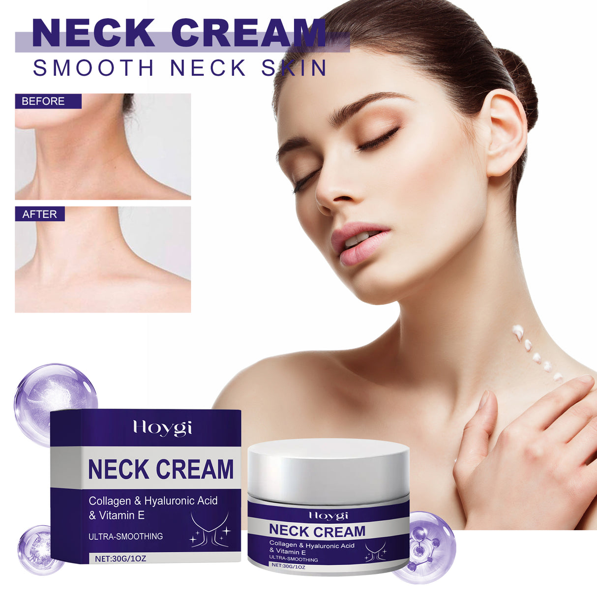 Neck Cream, Neck Skin Firming Deep Moisturizing Cream For Subtle Neck Lines - V.I.P Digital Presence