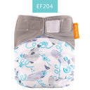 Happy Flute 1 pcs heavy wetter night AIO AI2 baby cloth diaper nappy one size fit all - V.I.P Digital Presence