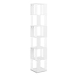 6-layer rotating acrylic board simple bookshelf, multi-functional creative bookshelf for students in the living room - V.I.P Digital Presence