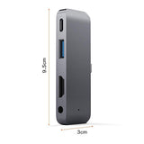 Suitable for iPad Pro Hub USB-C to HDMI+3.5+USB+PD Hub Type-C docking station - V.I.P Digital Presence
