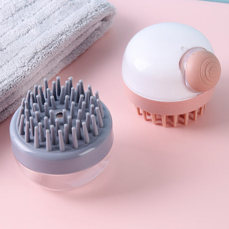Hair Wash Comb Clear Brush Fluid Press Scalp Massage Bath Cleaning Shower Brush Home Shampoo Scrubber - V.I.P Digital Presence