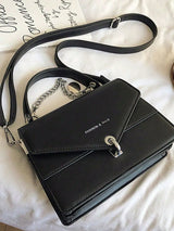 Chain PU Leather Detachable Shoulder Strap Handbag - V.I.P Digital Presence