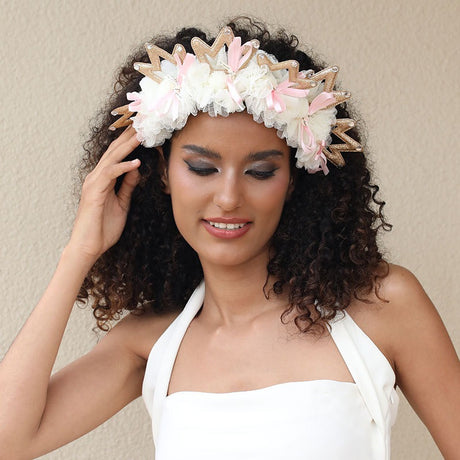 Fashionable new fabric crown hairband for women - V.I.P Digital Presence