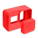 Go Pro Accessories Action Camera Case Protective Silicone Case Skin +Lens Cap cover for GoPro Hero 6 5 Black Hero 6 Camera