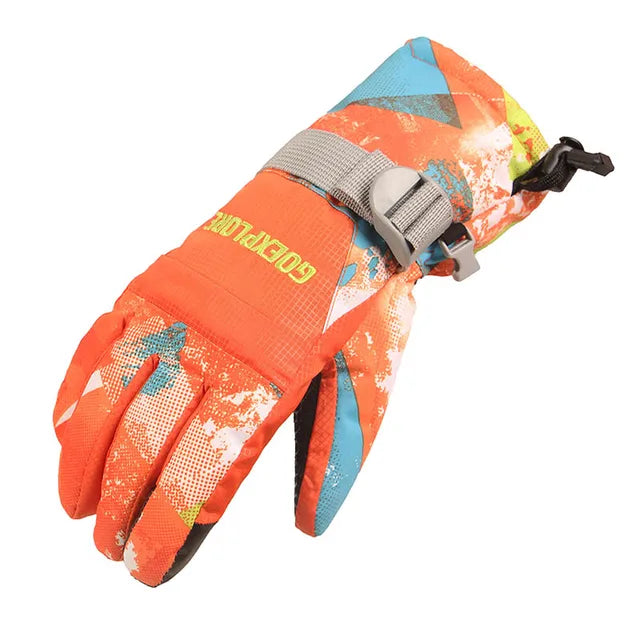 Ski Gloves Men Women -30 Thicken Waterproof Outdoor Motorcycle Snowboard Snowmobile Snow Mittens Winter Girls Male - V.I.P Digital Presence