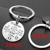 Lovely Personalized Baby Boys Girls Keychain  Name Birth Weight Height For Newborn Commemorate New Mom Dad Gift Keyring P026_C - V.I.P Digital Presence