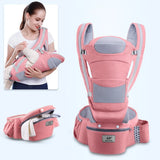 Portabebés ergonómico de 0 a 48 meses, 3 en 1, con asiento frontal, tipo canguro