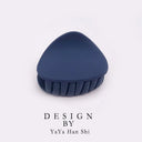 Korean Fashion Design Women Hair Claw Solid Color Hair Crab Retro Square Scrub Hair Clips - V.I.P Digital Presence