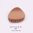 Korean Fashion Design Women Hair Claw Solid Color Hair Crab Retro Square Scrub Hair Clips - V.I.P Digital Presence