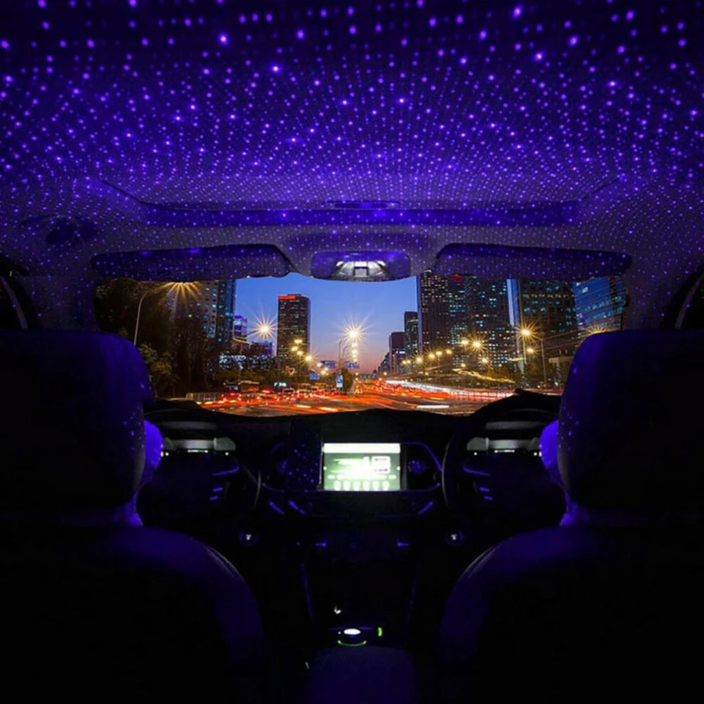 Mini LED Car Roof Star Night Light Projector Atmosphere Galaxy Lamp USB Decorative Lamp Adjustable Car Interior Decor Light - V.I.P Digital Presence