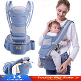 Portabebés ergonómico de 0 a 48 meses, 3 en 1, con asiento frontal, tipo canguro