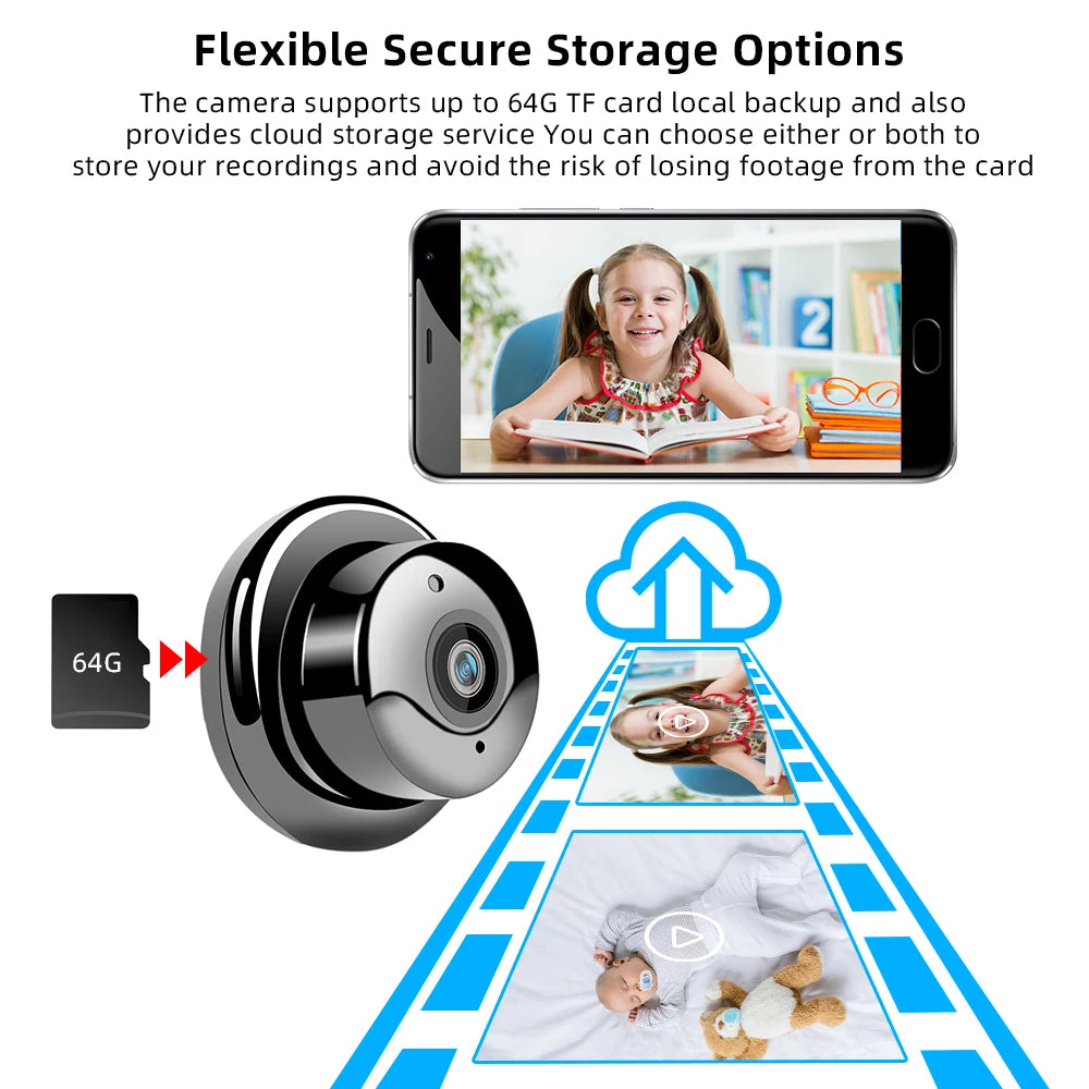 1080P Wireless Mini WiFi Camera Home Security Camera IP CCTV Surveillance IR Night Vision Motion Detect Baby Monitor P2P - V.I.P Digital Presence