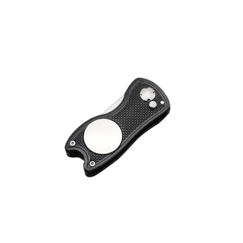 Herramienta plegable para sacar divots de golf con herramienta para pelotas de golf, limpiador de surcos, material de entrenamiento de golf, accesorios de golf, tenedor para putting green.