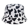 FOXMOTHER New Fashion Reversible Black White Cow Pattern Bucket Hats Fisherman Caps For Women Gorras Summer - V.I.P Digital Presence