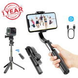 Phone Stabilizer Video Record Universal Handheld Gimbal Smartphone Stabilizers Wireless Bluetooth Selfie Stick Vlog Live Stream