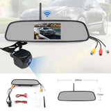 Rearview Mirror Camera Dvr 4.3-inch Rear View Mirror + Reversing Camera Wireless Car Reversing Camera Automobile Video Recorder - V.I.P Digital Presence
