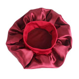 1pc Adjust Solid Satin Bonnet Hair Styling Cap Long Hair Care Women Night Sleep Hat Silk Head Wrap Shower Cap Hair Styling Tools - V.I.P Digital Presence