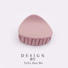 Korean Fashion Design Women Hair Claw Solid Color Hair Crab Retro Square Scrub Hair Clips - V.I.P Digital Presence