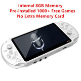 Newest 5.1 inch Handheld Portable Game Console Dual Joystick 8GB preloaded 1000 free games support TV Out video game machine - V.I.P Digital Presence