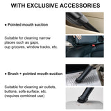 Handheld Wireless Vacuum Cleaner Rechargeable Cyclone Suction Car Vacuum Cleaner Cordless Wet/Dry Auto Portable for Car Home - V.I.P Digital Presence
