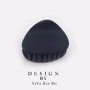 Korean Fashion Design Women Hair Claw Solid Color Hair Crab Retro Square Scrub Hair Clips - V.I.P Digital Presence