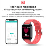 Body Temperature Smart Watch T96 Heart Rate Blood Pressure Fitness Tracker Bluetooth Smart Bracelet - V.I.P Digital Presence