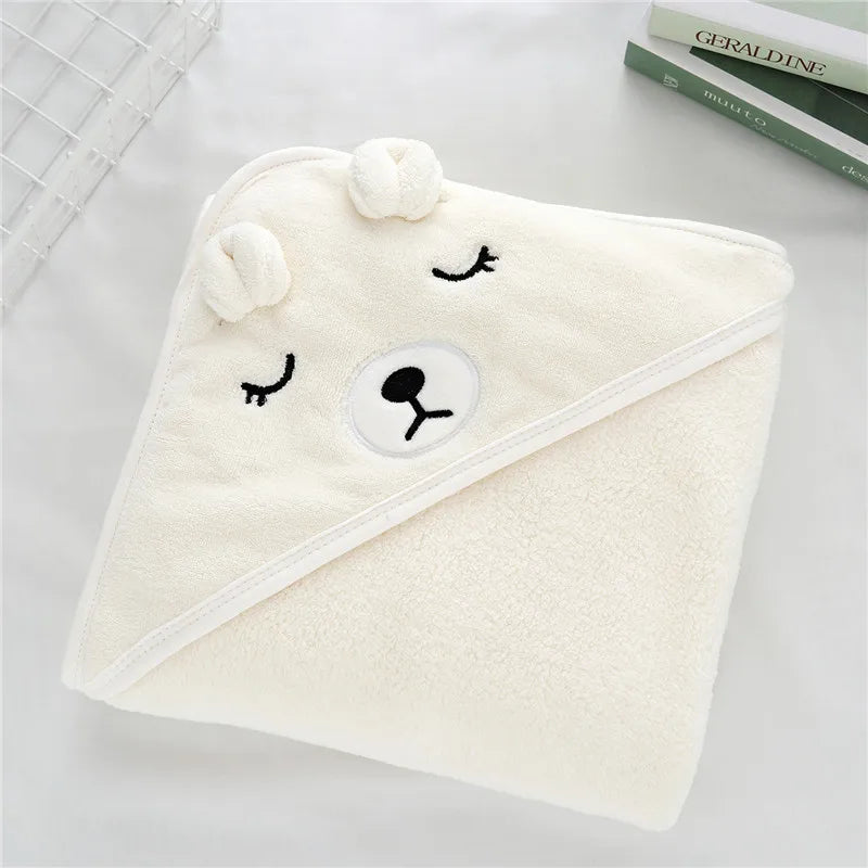 Toallas con capucha para bebés y niños pequeños, bata de baño para recién nacidos, toalla de baño súper suave, manta cálida para dormir, manta envolvente para bebés, niños y niñas.