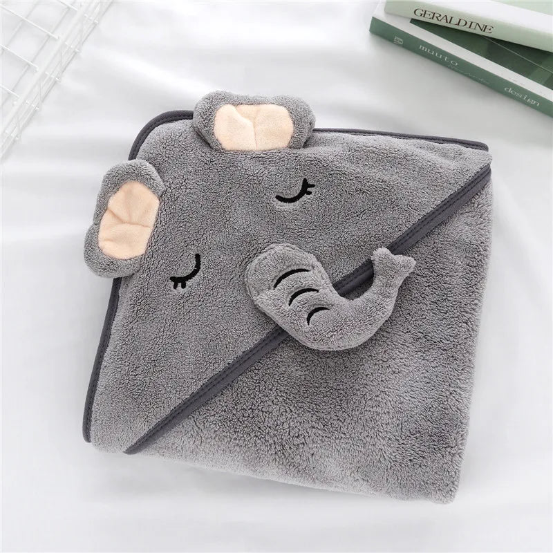 Toallas con capucha para bebés y niños pequeños, bata de baño para recién nacidos, toalla de baño súper suave, manta cálida para dormir, manta envolvente para bebés, niños y niñas.