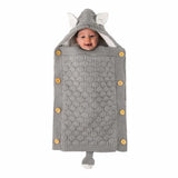 Baby Sleep Bag Newborn Sleepsack Warm Knitted Stroller Sleep Sack Toddler Knit Swaddling Blanket  for 1-12Months - V.I.P Digital Presence