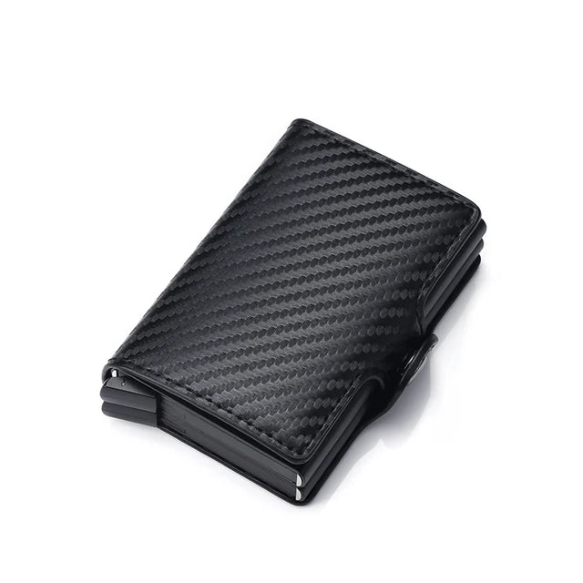 Carbon Fiber Leather Men Wallet Money Bag - V.I.P Digital Presence