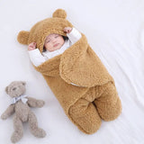 Baby Sleeping Bag Ultra-Soft Fluffy Fleece Newborn Receiving Blanket Infant Boys Girls ClothesSleeping Nursery Wrap Swaddle - V.I.P Digital Presence