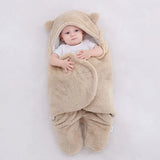 Baby Sleeping Bag Ultra-Soft Fluffy Fleece Newborn Receiving Blanket Infant Boys Girls ClothesSleeping Nursery Wrap Swaddle - V.I.P Digital Presence