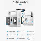 12V Mini Car Air Compressor Tire Inflatable Air Pump Portable Inflator Pump Electric Intelligent Car Tire Inflator - V.I.P Digital Presence