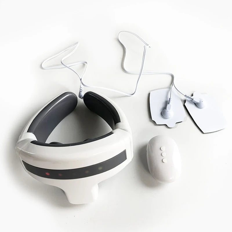 Smart Shoulder Neck Massager Electric Neck Massage  Health Care Relaxation Three Heads Relieve Stress  Fatigue Pain Relief tool - V.I.P Digital Presence